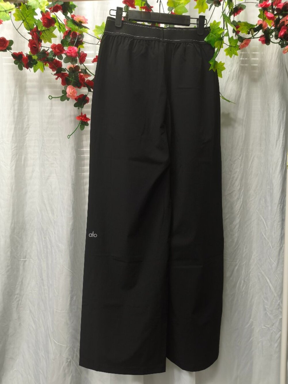 ALO Yoga Black Suit Up Trouser - Straight Leg Relaxed Fit Pants (Regular)🍀💐 - Picture 3 of 7